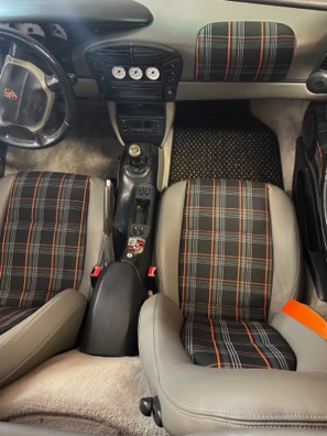 Seat Inserts in Plaid