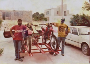 My brother and I
Twin XR200s
© 1980